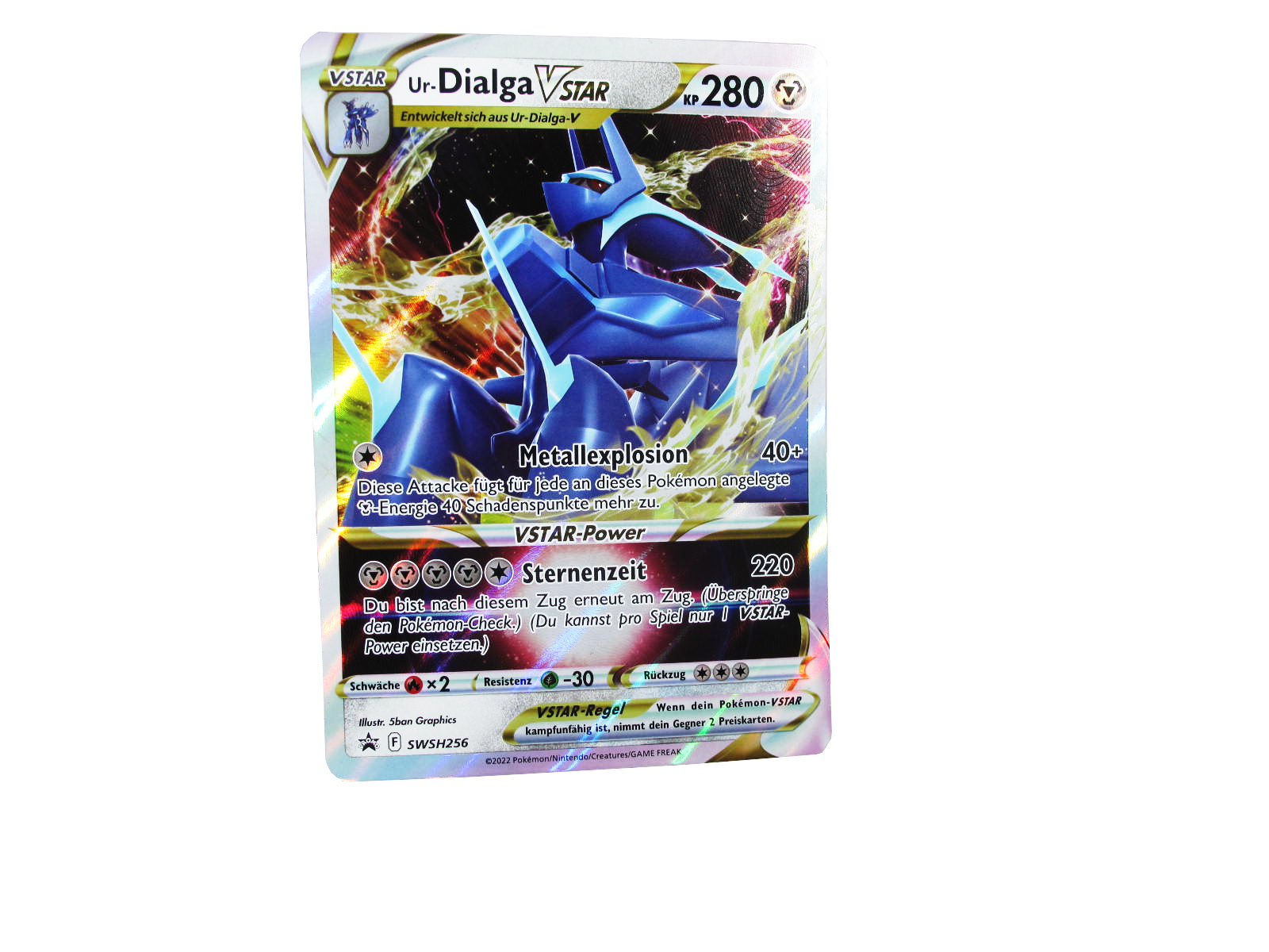 Pokemon Black Star Promo SWSH256 Ur-Dialga Vstar Oversize deutsch