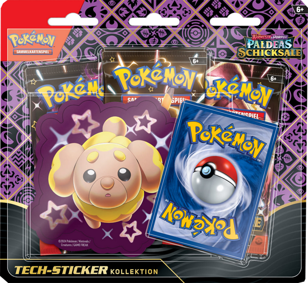 Pokemon Karmesin & Purpur Paldeas Schicksale Tech Sticker Kollektion Hefel deutsch