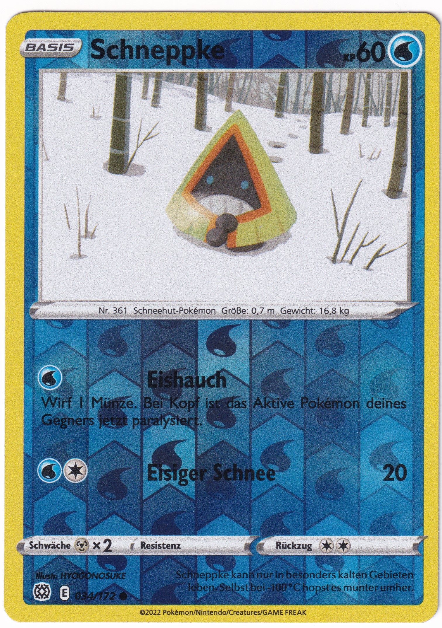 Schneppke 034/172 Common Reverse Holo - Strahlende Sterne Deutsch