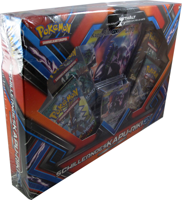 Pokemon Schillerndes Kapu-Riki-GX Kollektion deutsch defekt