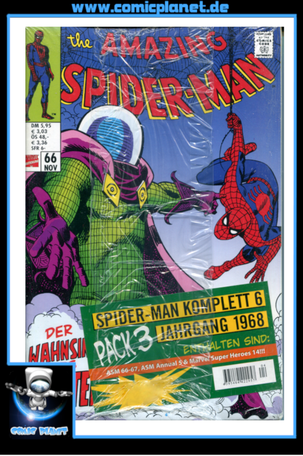 Spider-Man Komplett 6 - Jahrgang 1968 - Pack 3