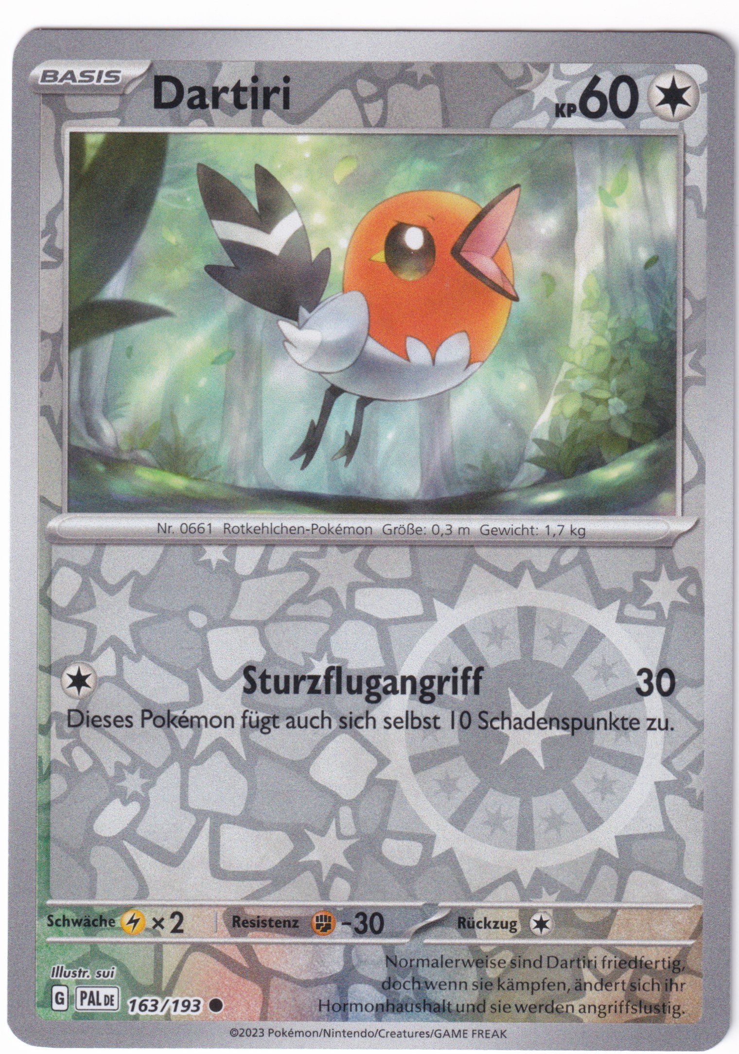 Dartiri 163/193 Common Reverse Holo - Entwicklungen in Paldea Deutsch