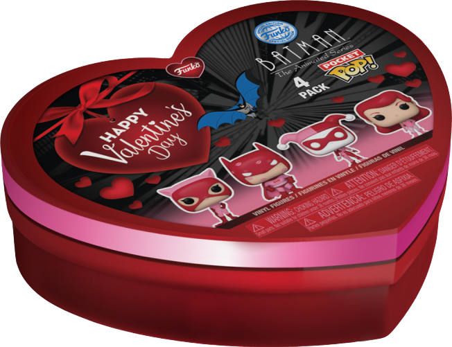 POP: Batman Happy Valentines Day 4 Pack