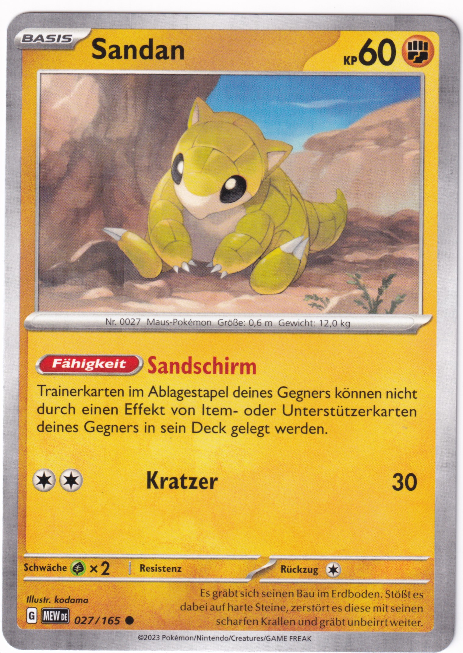 Sandan 027/165 Common - Karmesin & Purpur - 151 Deutsch