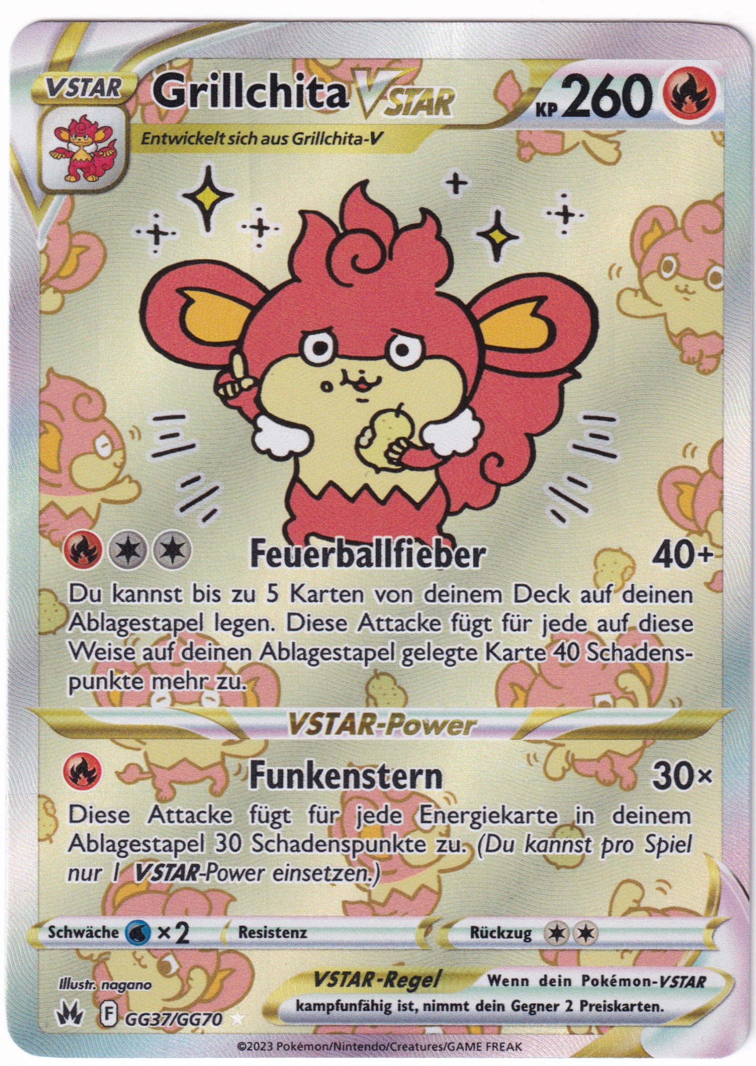 Grillchita-Vstar GG37/GG70 Galar-Gallerie  - Zenit der Könige Deutsch
