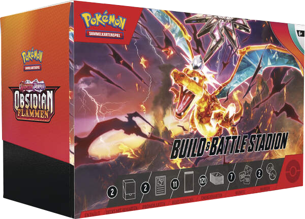 Pokemon Karmesin & Purpur Obsidian Flammen B&B Stadium Box deutsch