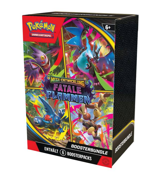 Pokemon Mega-Entwicklung Fatale Flammen Booster Bundle deutsch