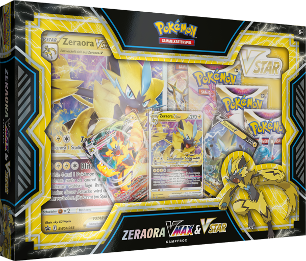 Pokemon Zeraora VMAX & VSTAR Kampfbox deutsch