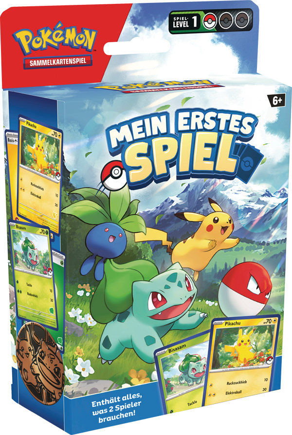 Pokemon Mein Erstes Spiel Bisasam/Pikachu Deck deutsch