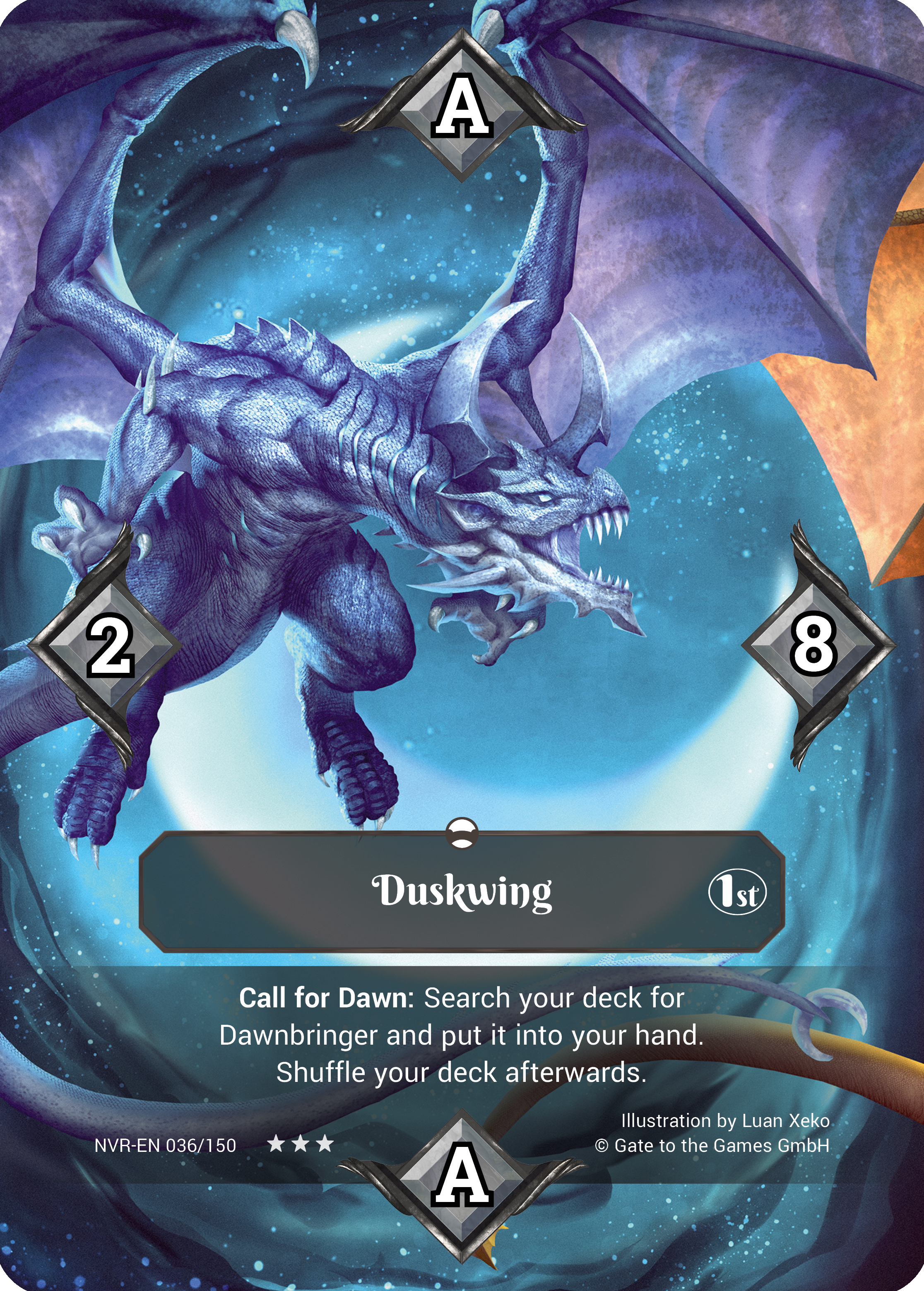 Duskwing 036/150 Legendary Parallel Foil - Alpha 1. Edition EN