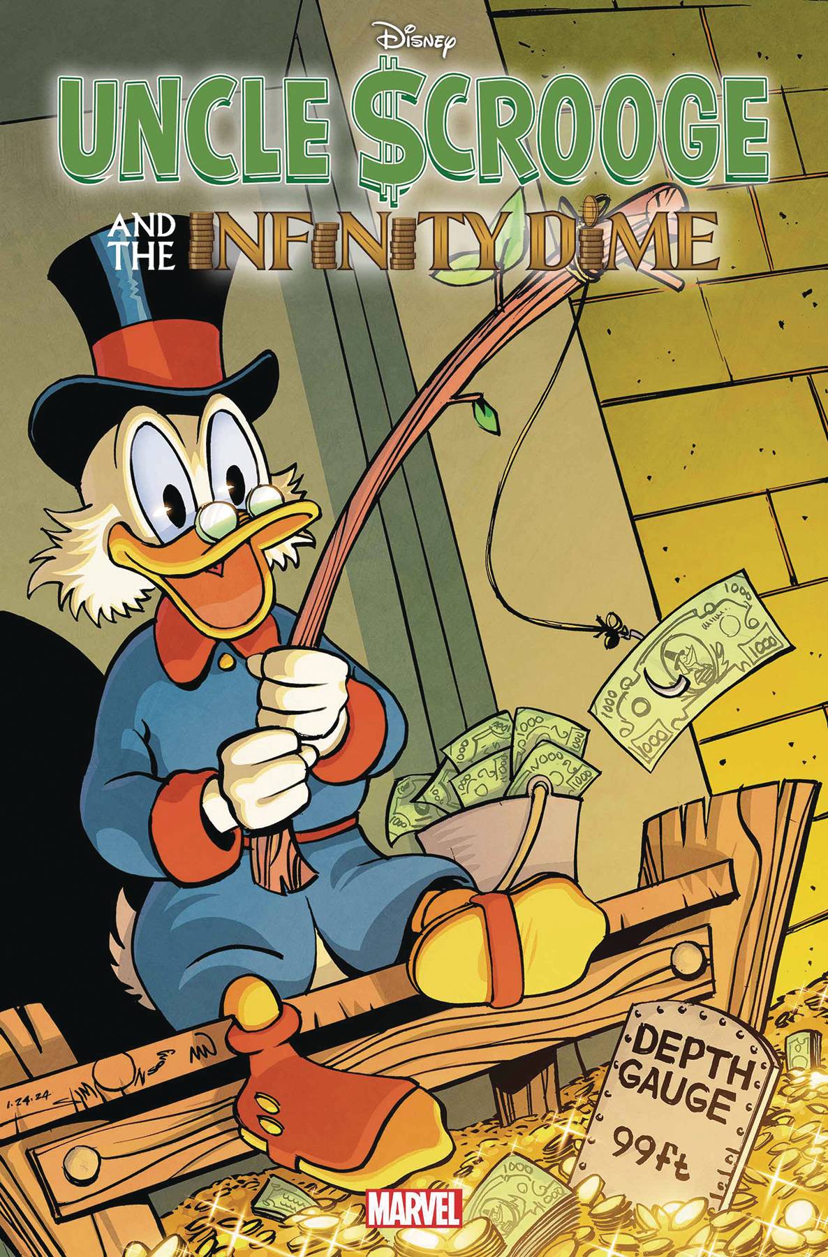 UNCLE SCROOGE INFINITY DIME #1 - 1:25 SIMONSON VAR