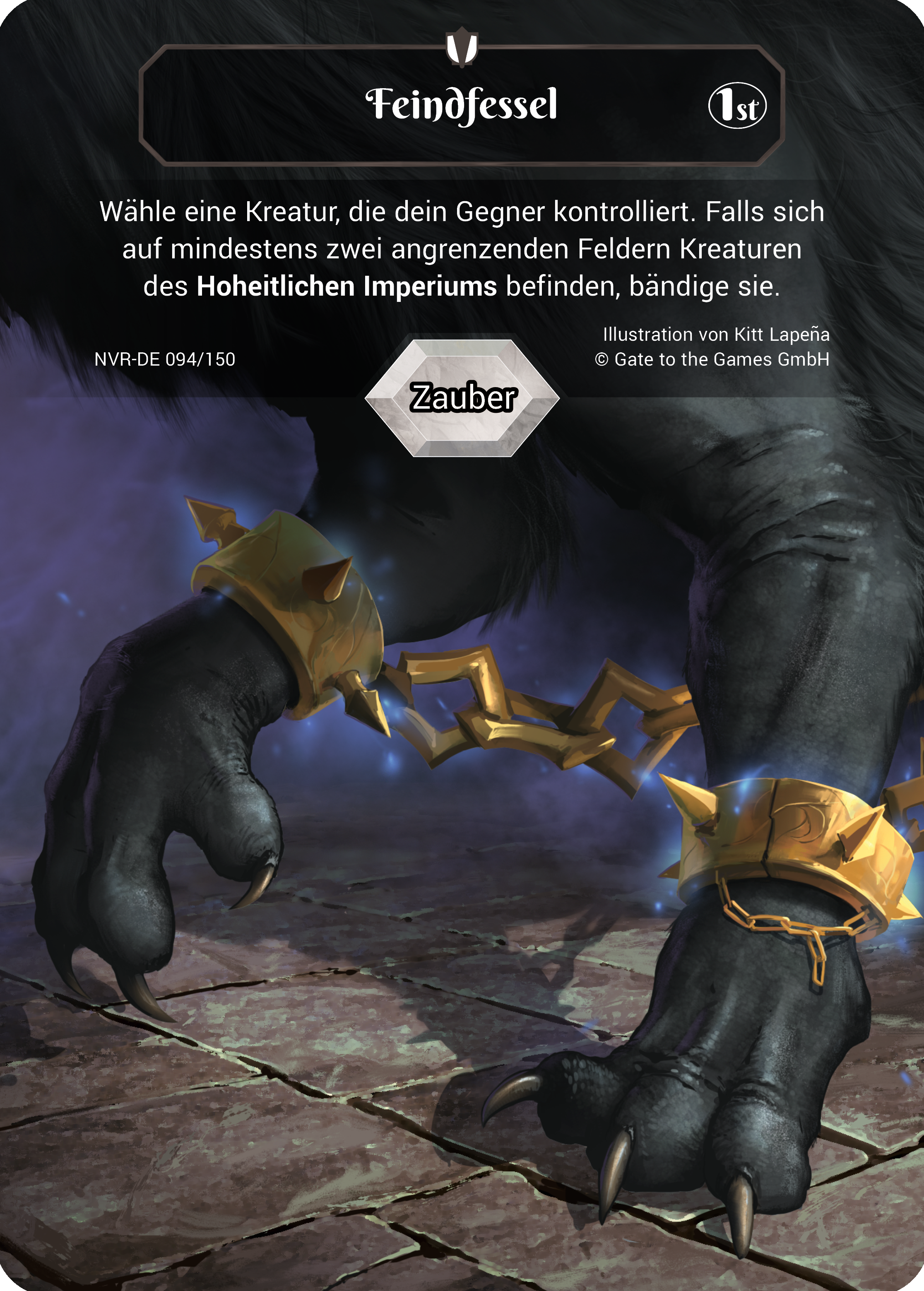 Feindfessel 094/150 Common  - Alpha 1. Edition DE