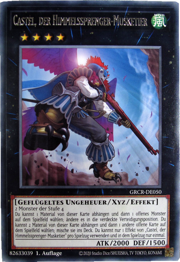 GRCR-DE050 Castel, der Himmelssprenger-Musketier Rare deutsch