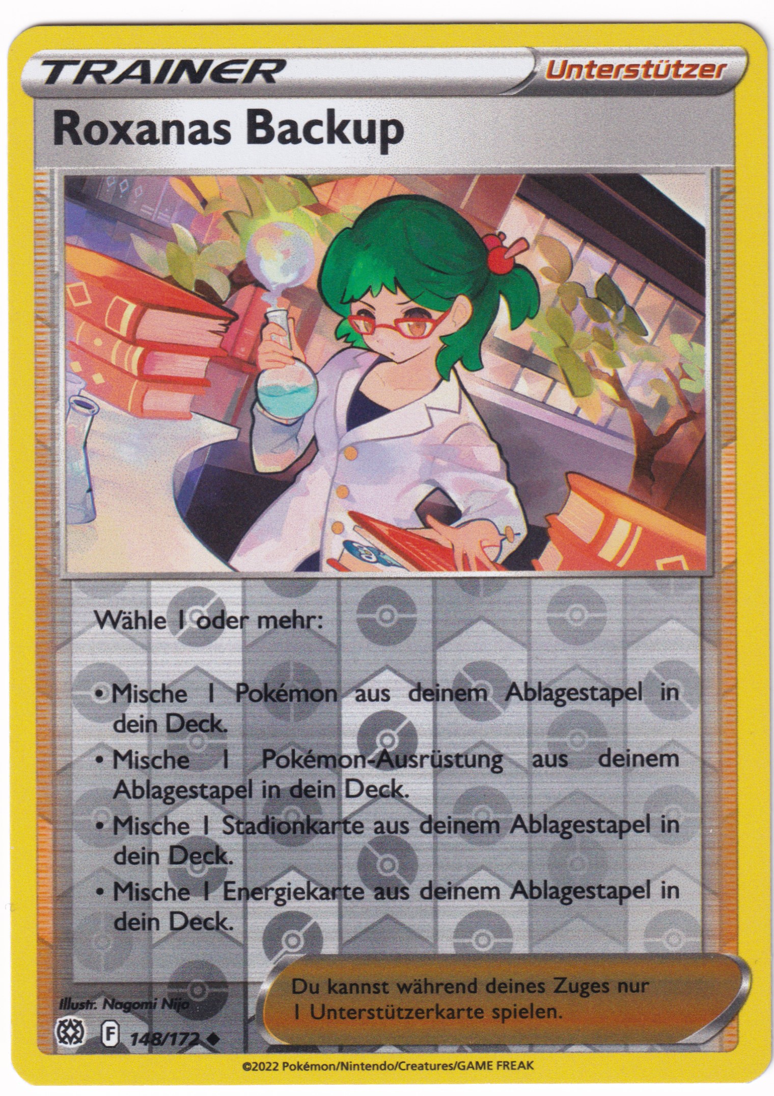 Roxanas Backup 148/172 Uncommon Reverse Holo - Strahlende Sterne Deutsch