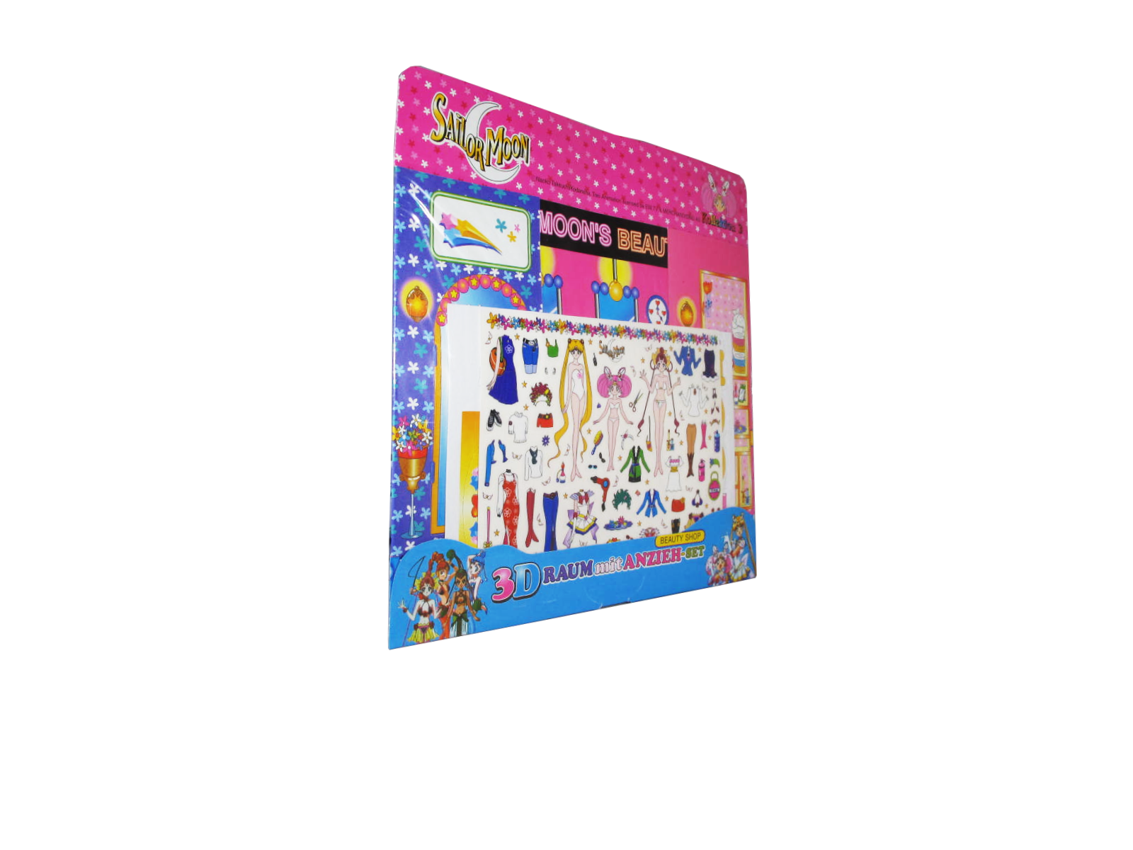 Sailor Moon - 3D Raum mit Anzieh-Set - Kollektion 3 Beauty Shop