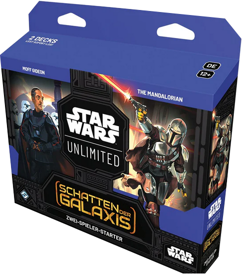 Star Wars: Unlimited - Schatten der Galaxy Zwei-Spieler-Starter deutsch