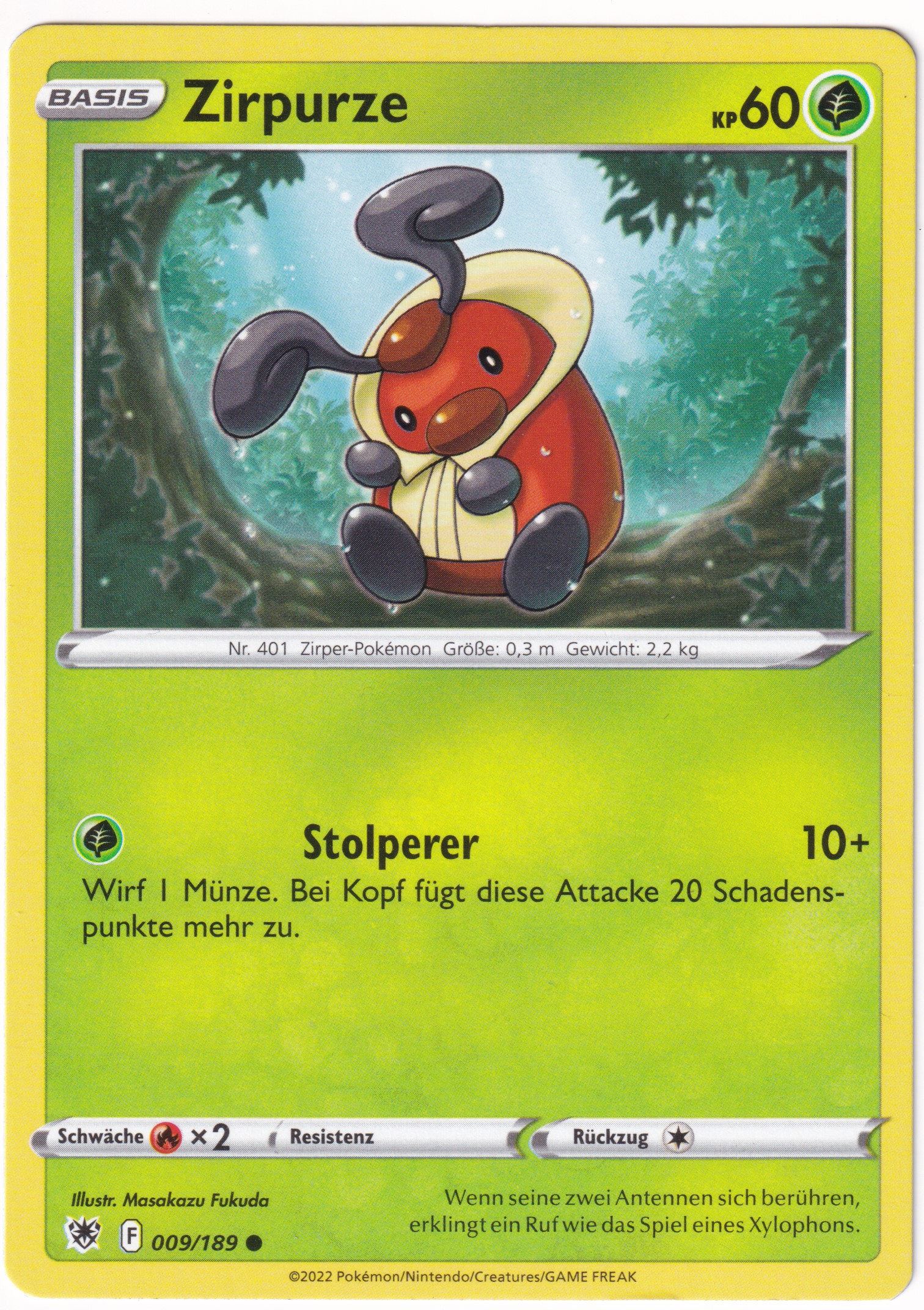 Zirpurze 009/189 Common - Astralglanz Deutsch