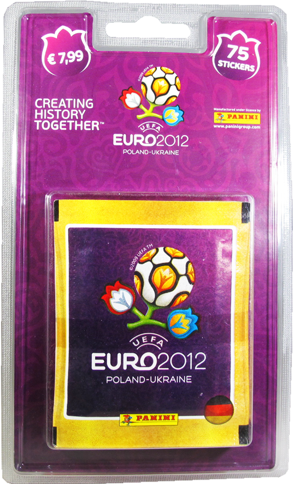 UEFA EURO 2012 Poland - Ukraine Sticker Blister