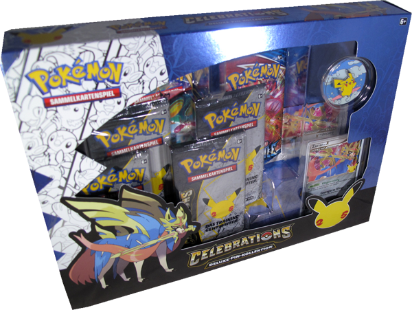 Pokemon Celebrations Zacian-V Pin-Kollektion deutsch Defekt