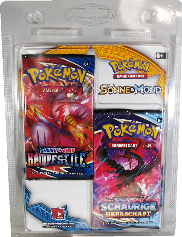 Pokemon Kampfstile & Schaurige Herrschaft 2er Booster Blister deutsch