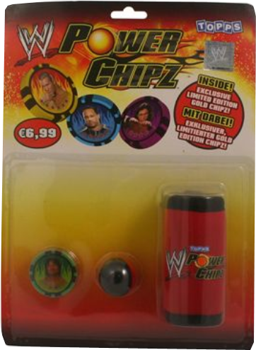 Topps Trading Cards - WWE Powerchipz Starterpack deutsch