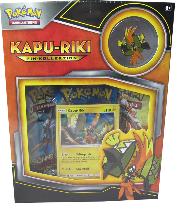 Pokemon Kapu-Riki Pin-Kollektion