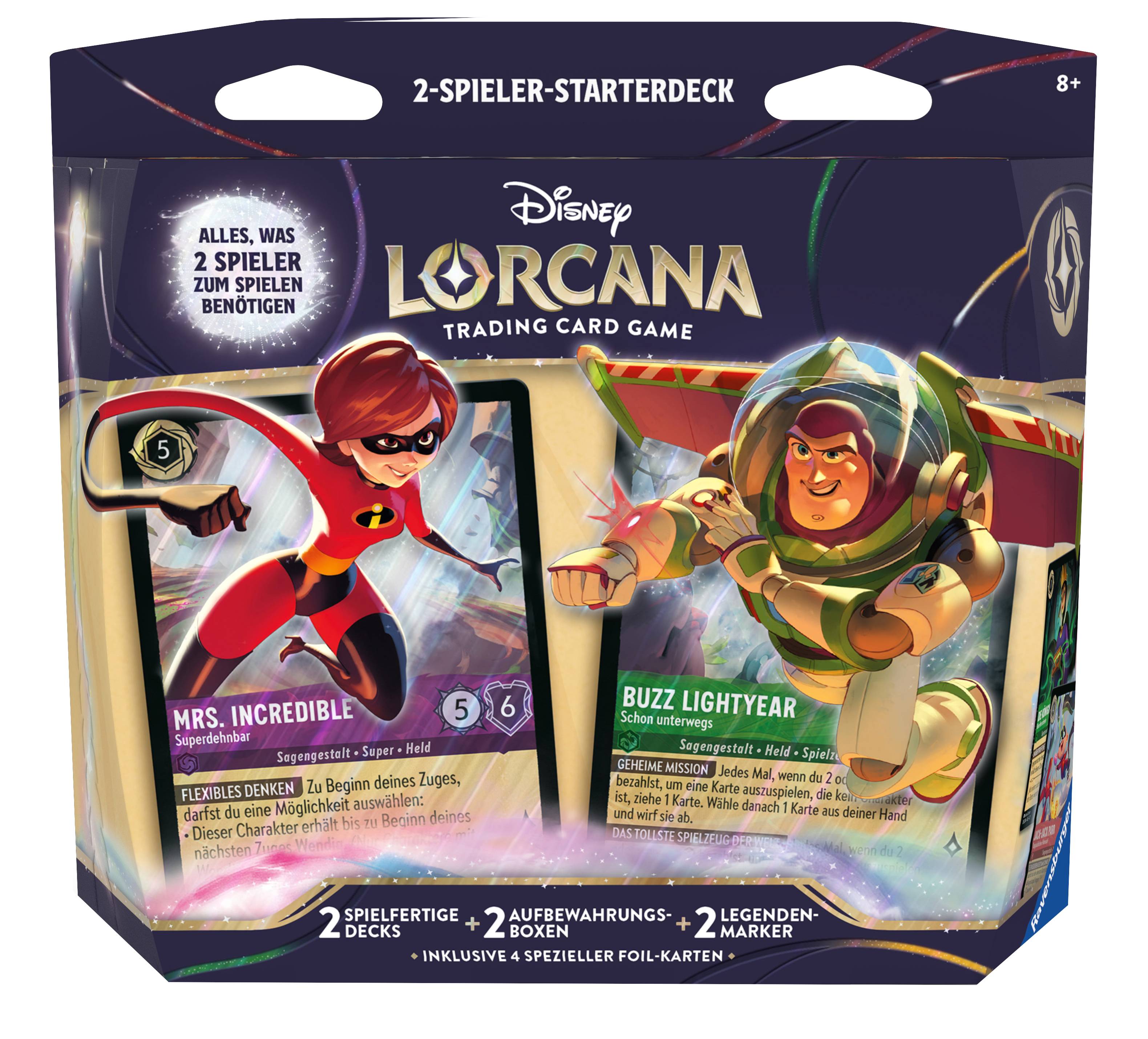 Disney Lorcana Unbekannte Wildnis 2-Spieler-Starter deutsch