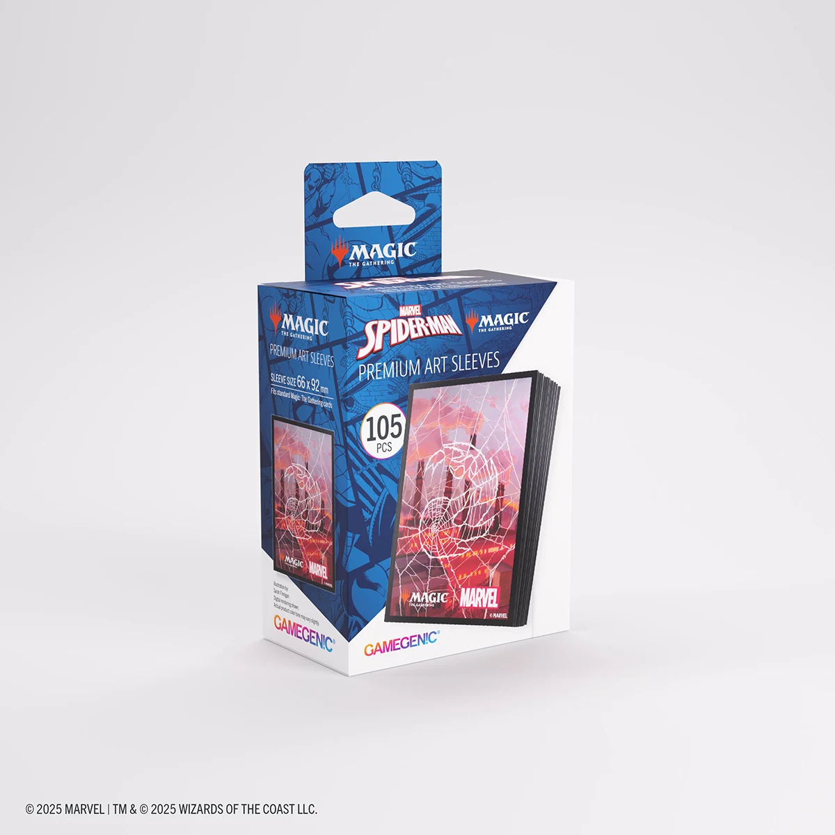 Gamegenic - Magic: The Gathering | Marvel's Spider-Man Premium Art Sleeves - Spider-Man Mountain