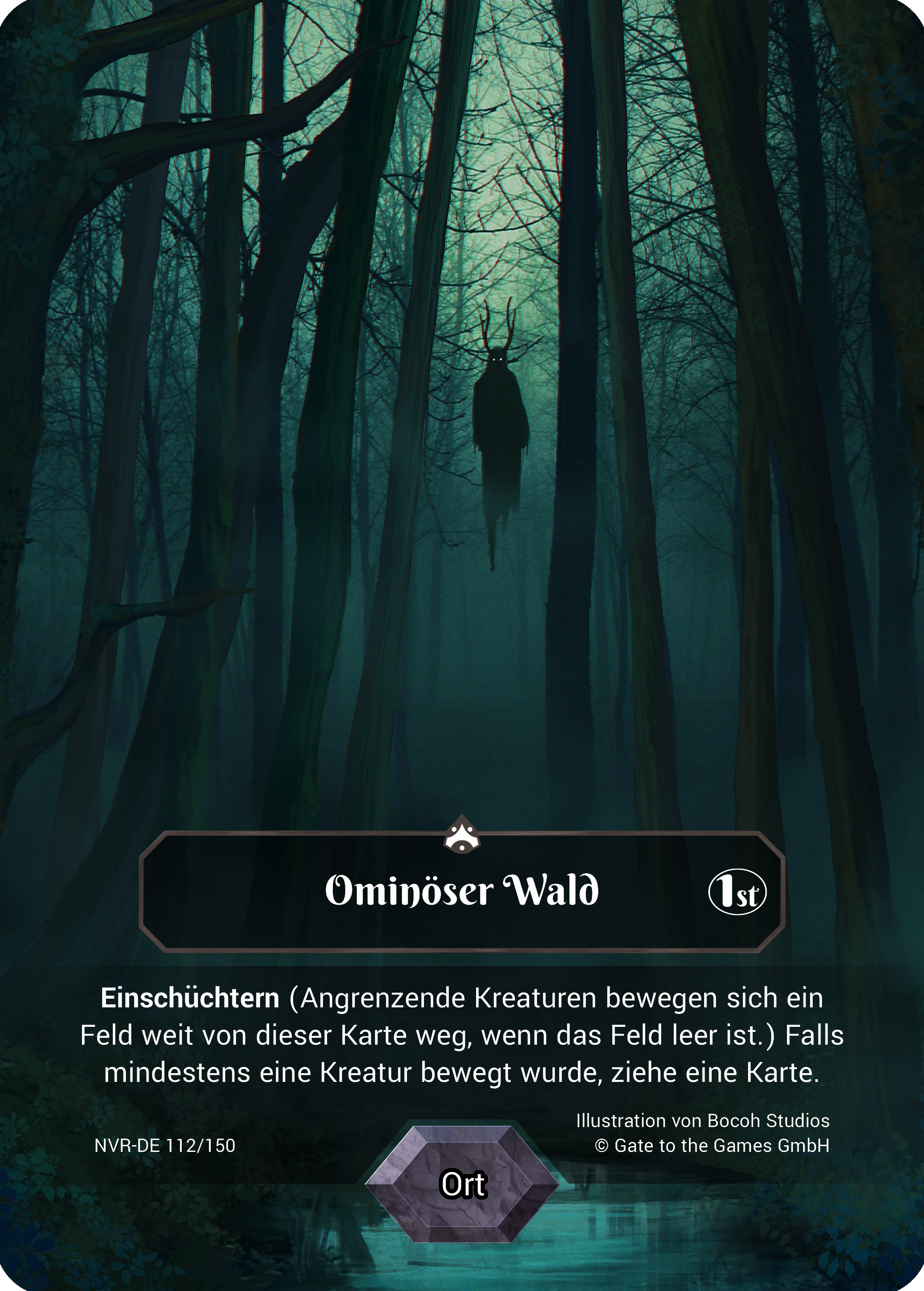 Ominöser Wald 112/150 Common - Alpha 1. Edition DE