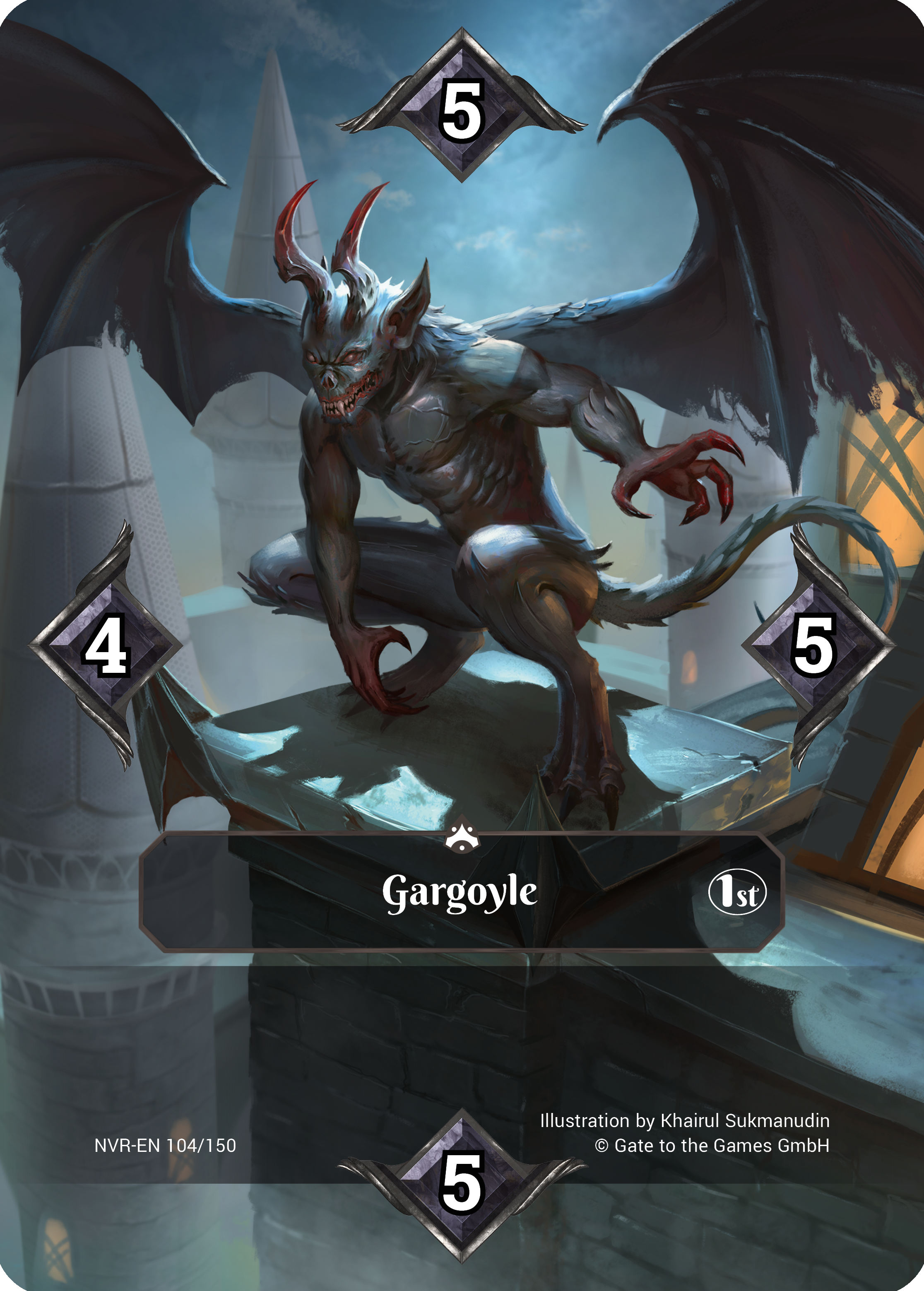 Gargoyle 104/150 Common  - Alpha 1. Edition EN