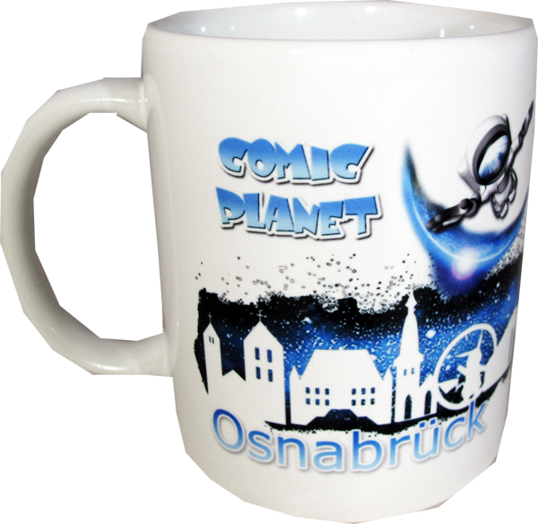 Comic Planet Merchandise - Tasse - weiß