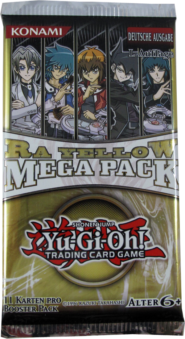 Yu-Gi-Oh! Ra Yellow Mega Pack Booster 1. Auflage deutsch