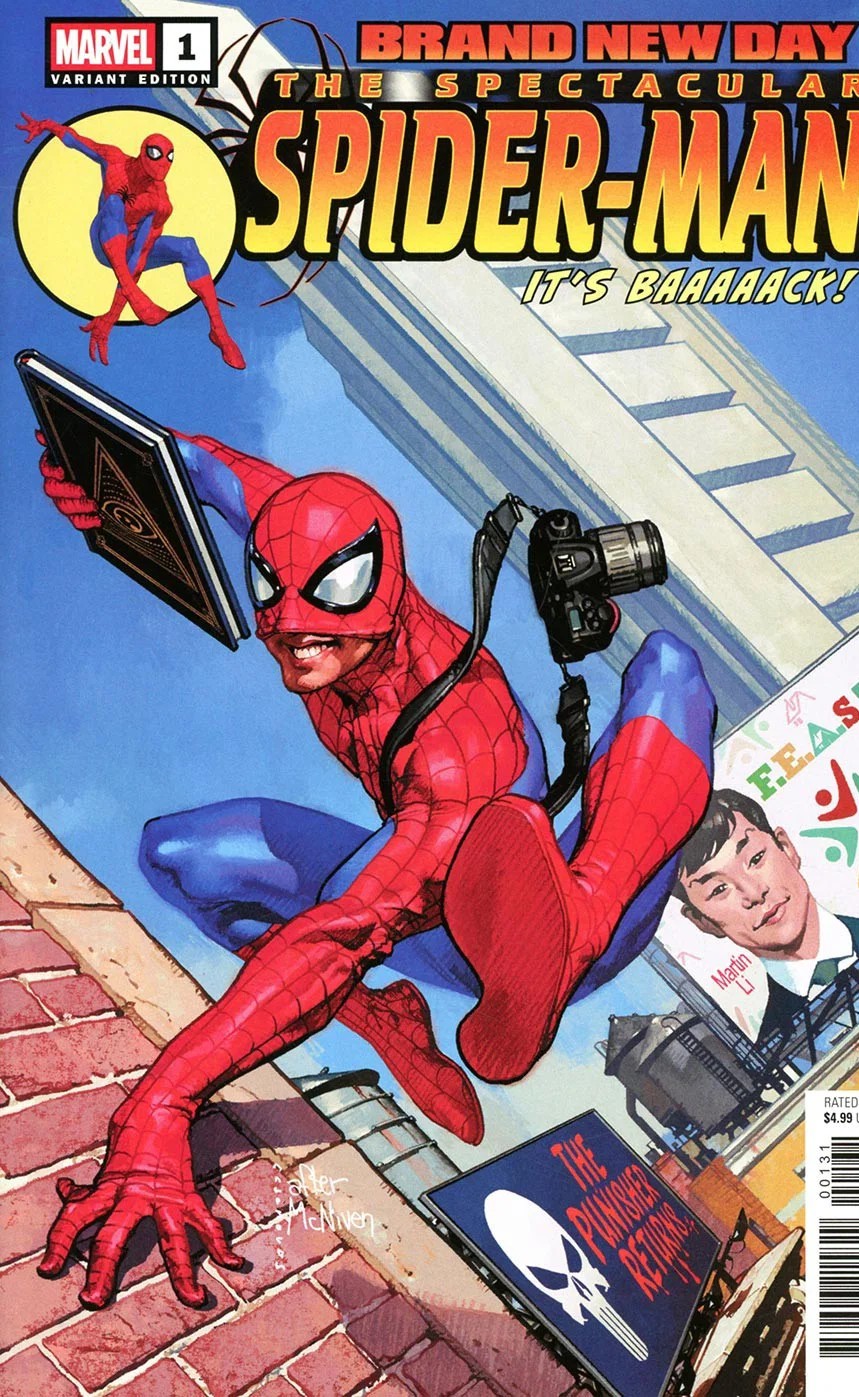 SPECTACULAR SPIDER-MAN: BRAND NEW DAY #1 JOSEMARIA CASANOVAS HOMAGE VARIANT