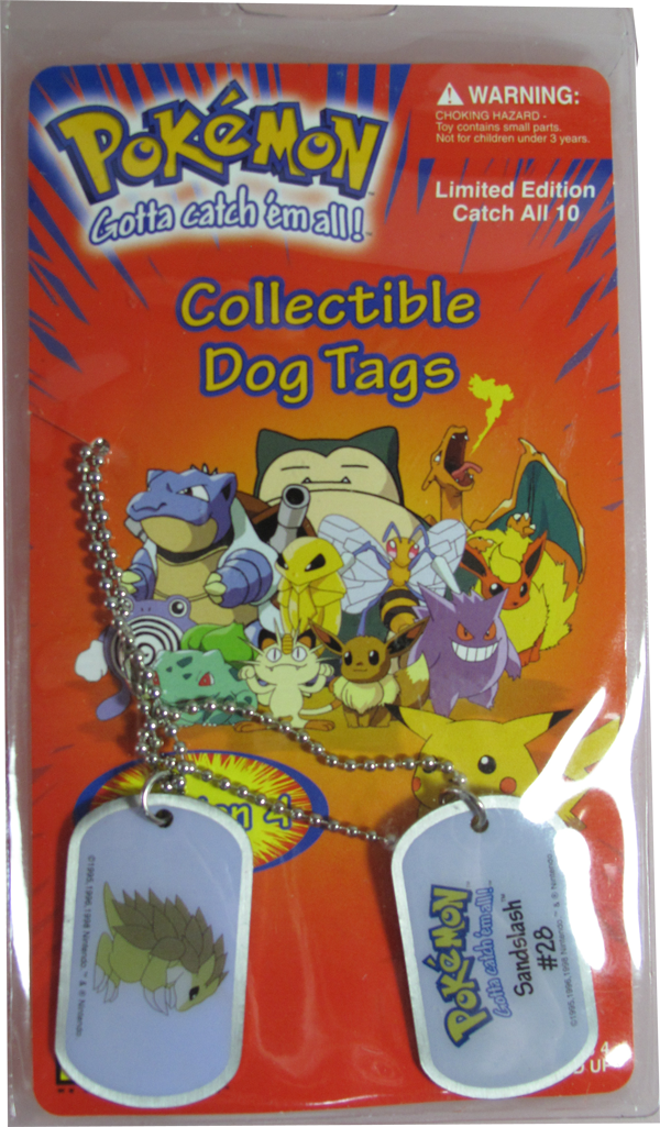 Pokemon Dog Tag Sandslash #28