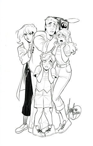 Specter Inspectors #1 Cover E Incentive Mirka Andolfo Black & White Cover
