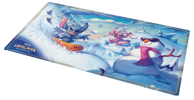 Disney Lorcana Die Stadt Hyperia - Stitch Snowboarding Playmat