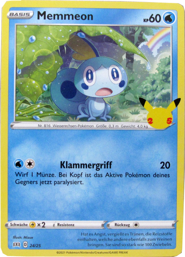 Pokemon MCD 24/25 Memmeon Einzelkarte deutsch