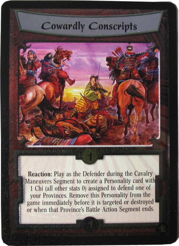 Legend of the Five Rings - Scorpion Clan Promokarten 5er Set - englisch