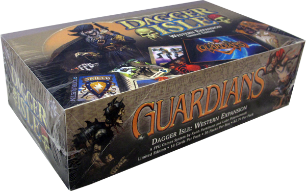 Guardians Card Game Dagger Isle Western Expansion Booster Display englisch