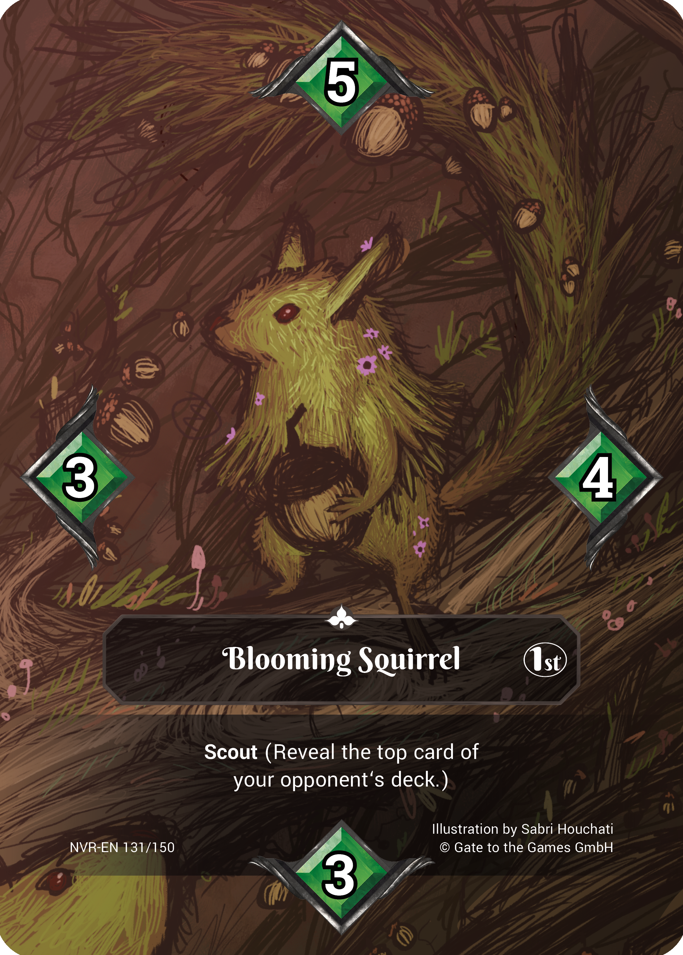 Blooming Squirrel 131/150 Common  - Alpha 1. Edition EN