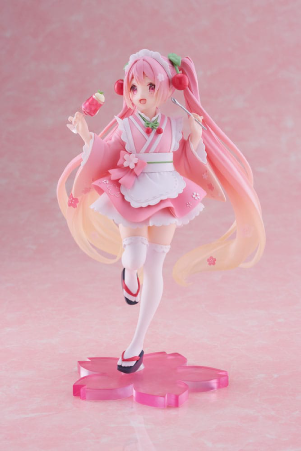 Figur - Hatsune Miku - Newley Written Figure - Sakura Miku (Japanese Cafe Ver.) Reissue