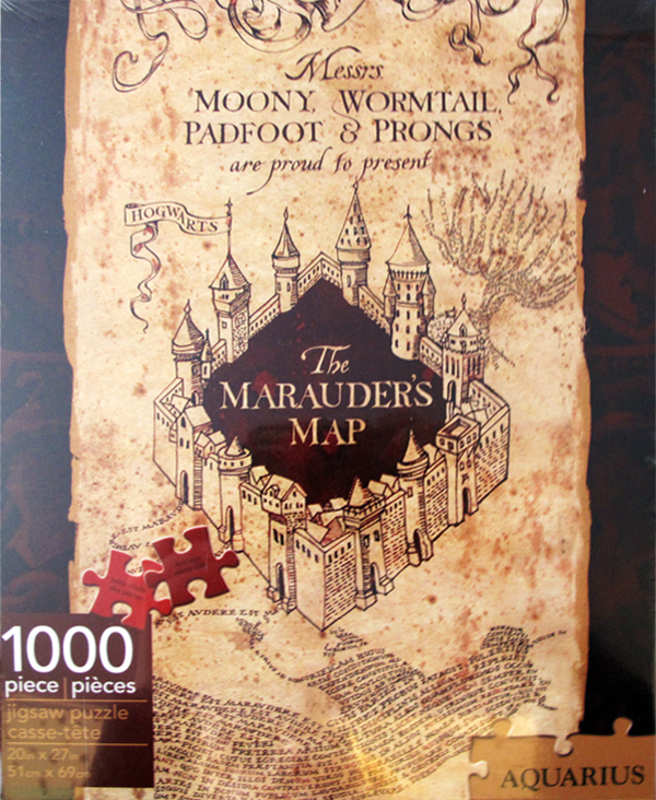 1000 Teile Puzzle - Aquarius - Harry Potter - The Marauder's Map