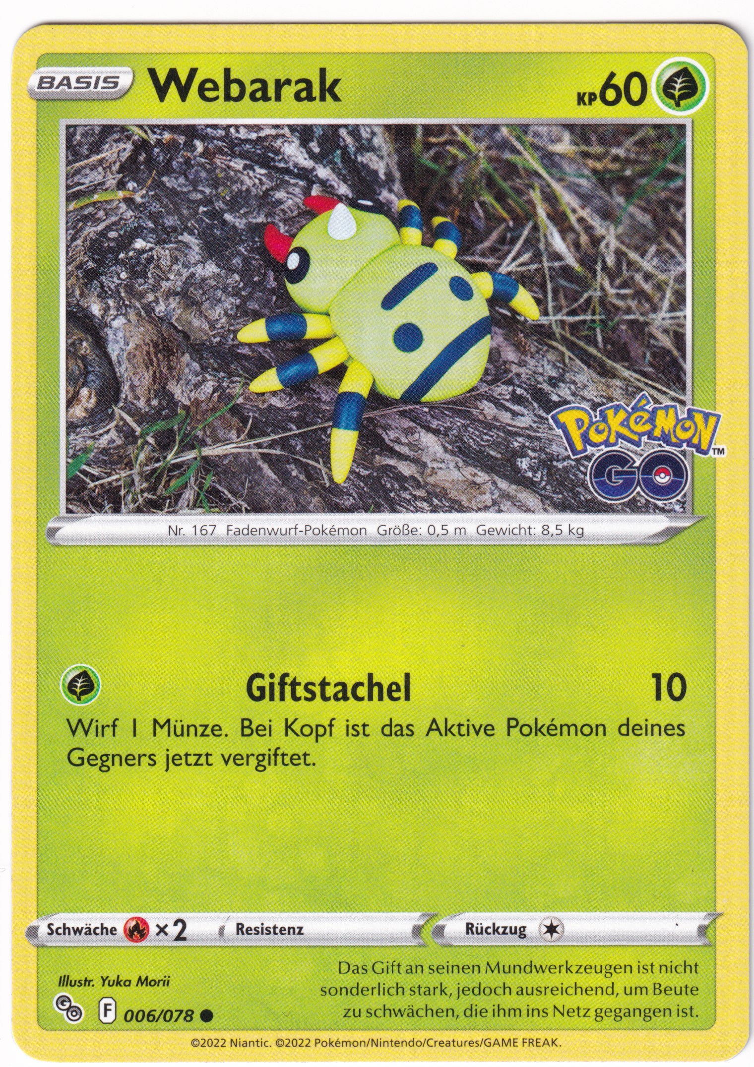 Webarak 006/78 Common - Pokemon Go Deutsch