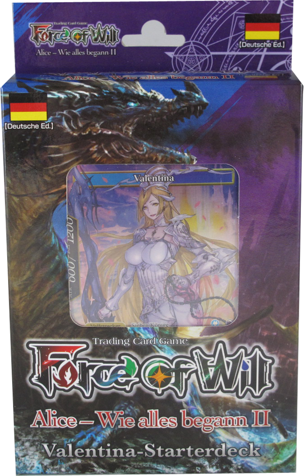 Force of Will Alice Wie alles begann II - Valentina Starterdeck
