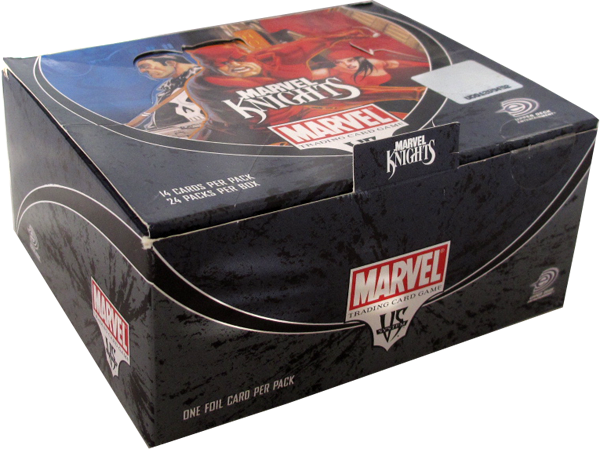 VS System Marvel Knights Booster Display offen englisch