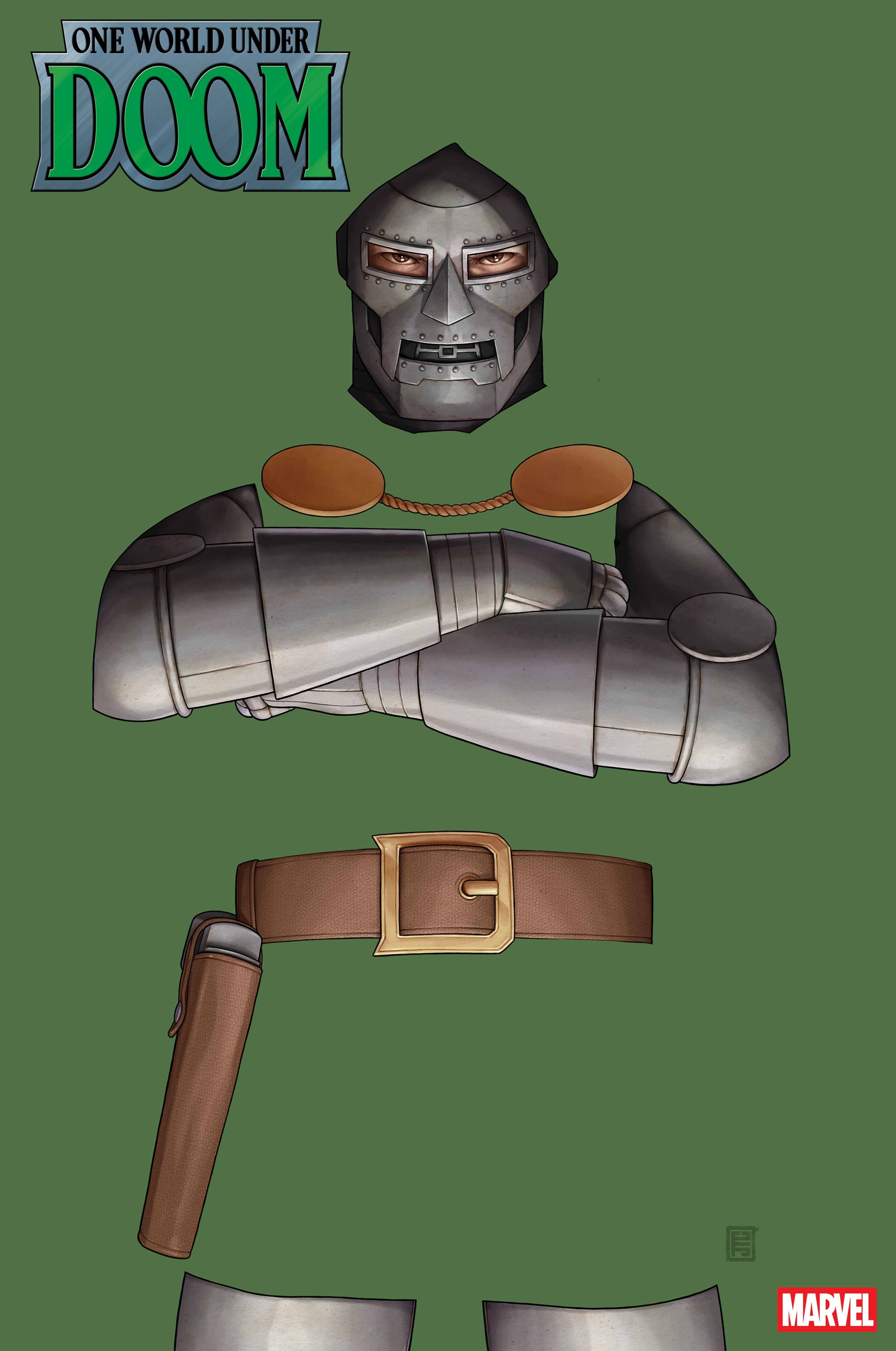 ONE WORLD UNDER DOOM #1 (OF 9) JTC NEGATIVE VIRGIN VARIANT