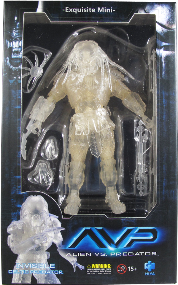 Action Figur - Aliens vs Predator - Exquisite Mini - Invisible Celtic Predator