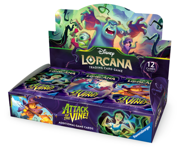 Disney Lorcana Attack of the Vine! Booster Display englisch