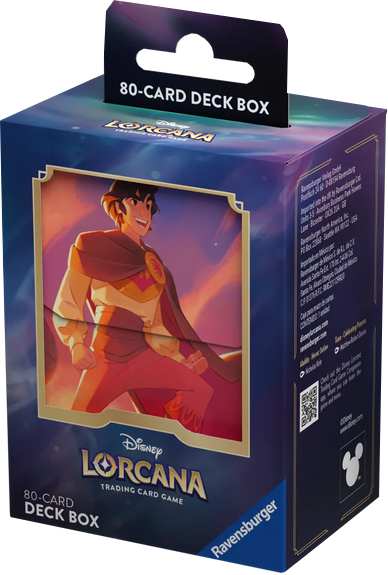 Disney Lorcana Himmels-Leuchten Deck Box - "Aladdin"
