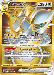 Arceus-Vstar 184/172 Secret Rare - Strahlende Sterne Deutsch